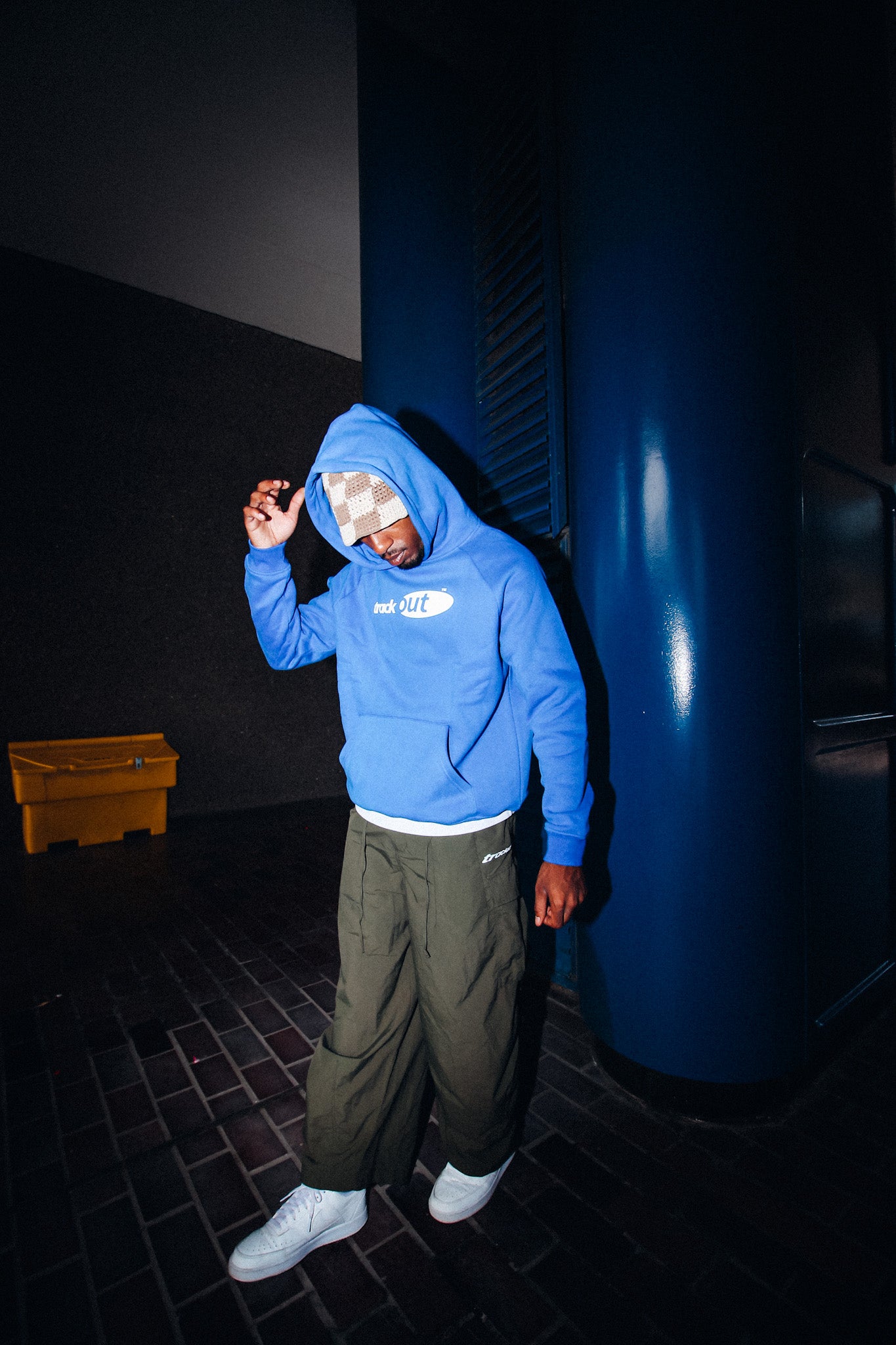 It’s Just a Blue Hoodie with a Trackout Logo