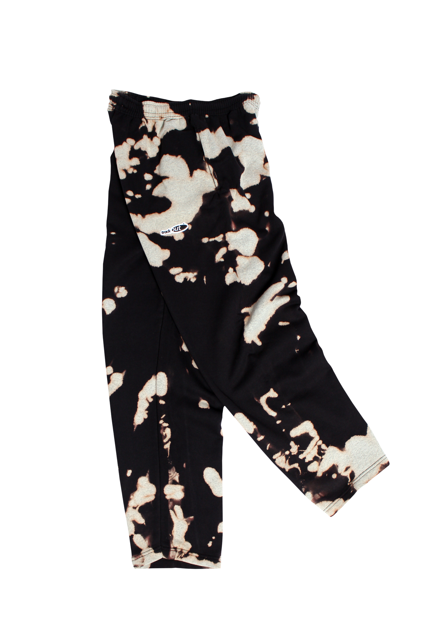 Coral Dye Joggers - Black