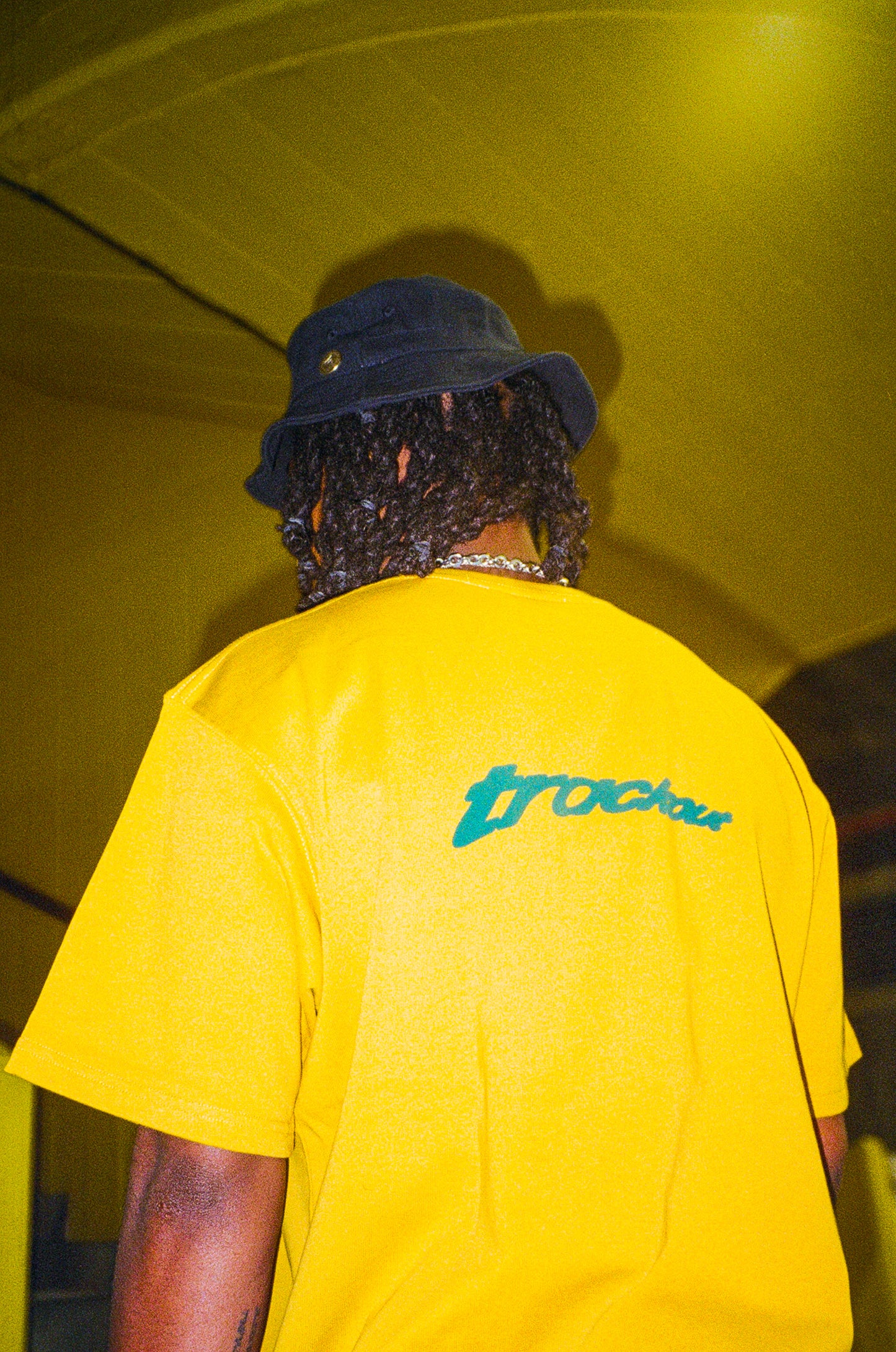 Puff Print Arch Logo T-shirt - Ginkgo Yellow