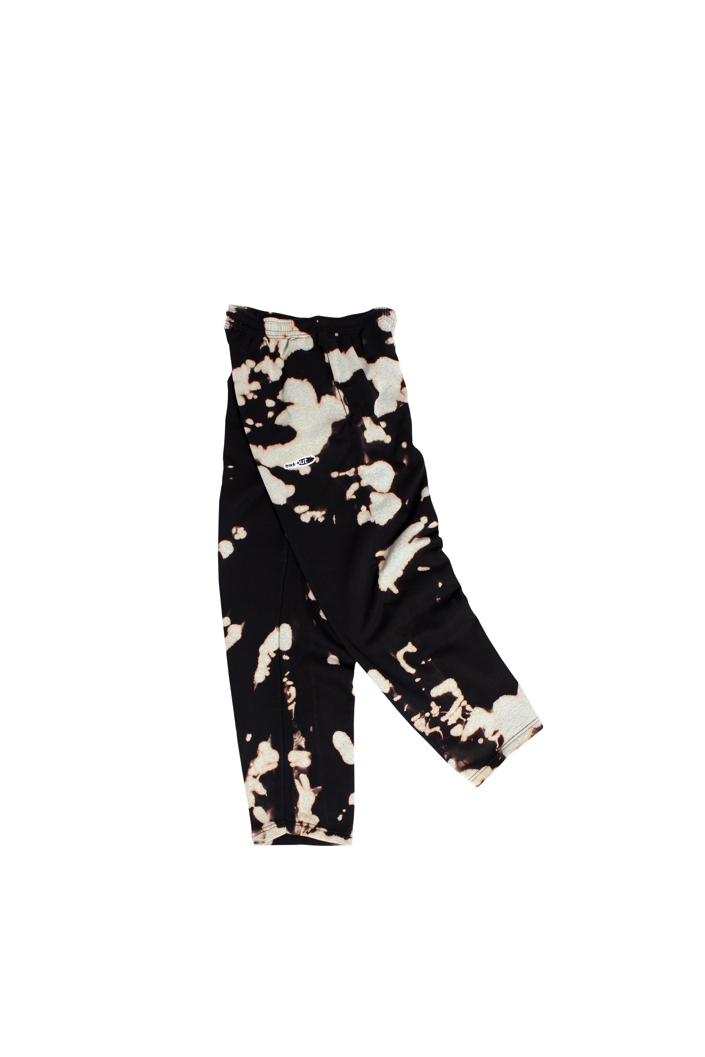 Coral Dye Joggers - Black